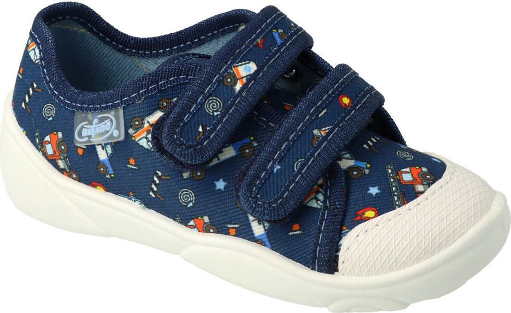BEFADO Jungen Sneakers RESCUE Klettverschluss Blau 22