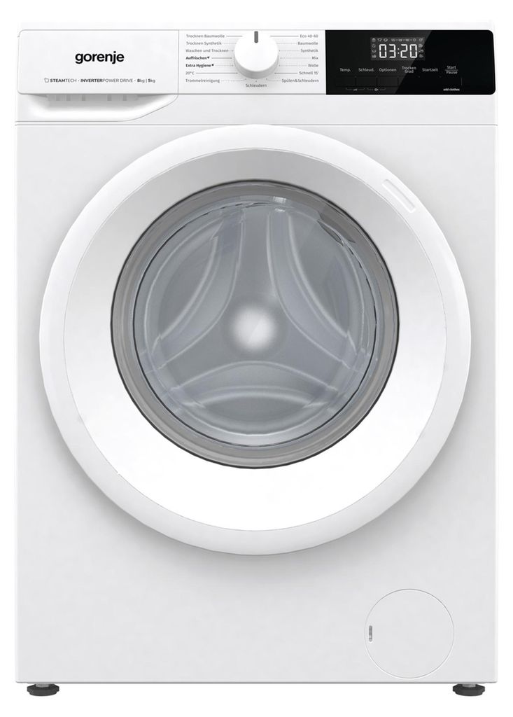 Gorenje W3D2A854ADPS/DE Waschtrockner, 8 kg Waschen, 6 kg Produktbild 