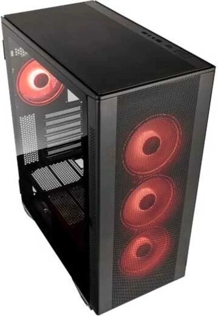 Kolink Stronghold Prism Tour Noir - Châssis ARGB avec Flux d'Air Optimisé