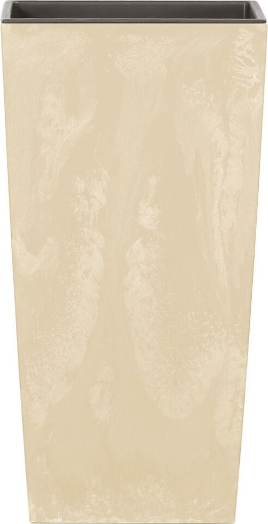 Blumentopf mit Einsatz CORBI Betoneffekt Sand 14 cm