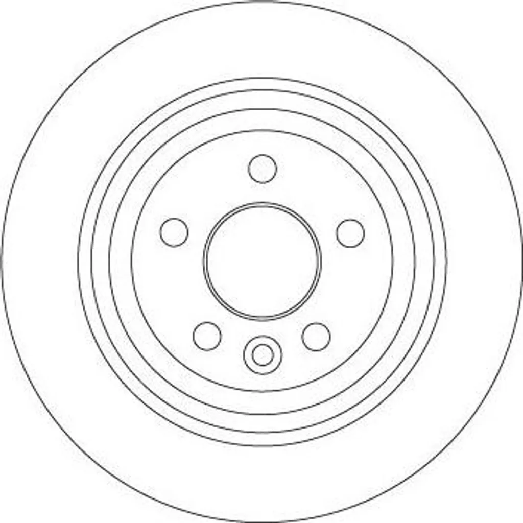 2 Disques de frein TRW DF6913 pour LAND ROVER Freelander 2 L359 302mm