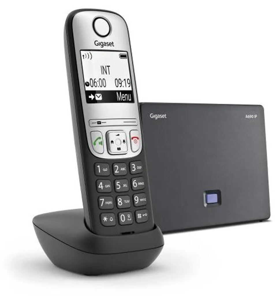 GIGASET Schnurlostelefon VoIP ECO DECT/GAP 180h St.by sw GIGASET A690IP