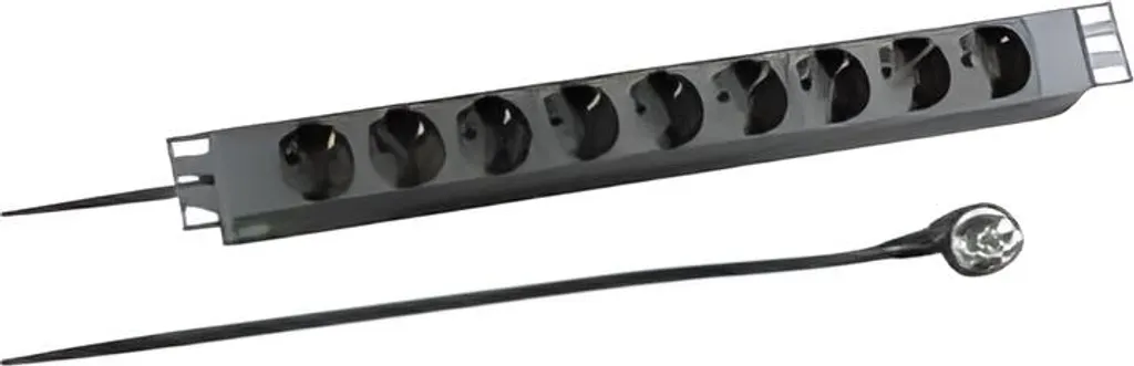 EFB EK622DE.1 Ciabatta Rack 1U 9 Vie - PDU Professionale 16A Nero