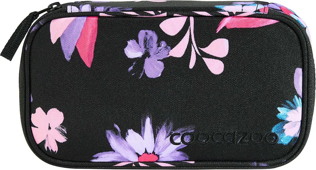 Astuccio Coocazoo Floral Artnight Nero: Organizer Scuola Alta Qualità