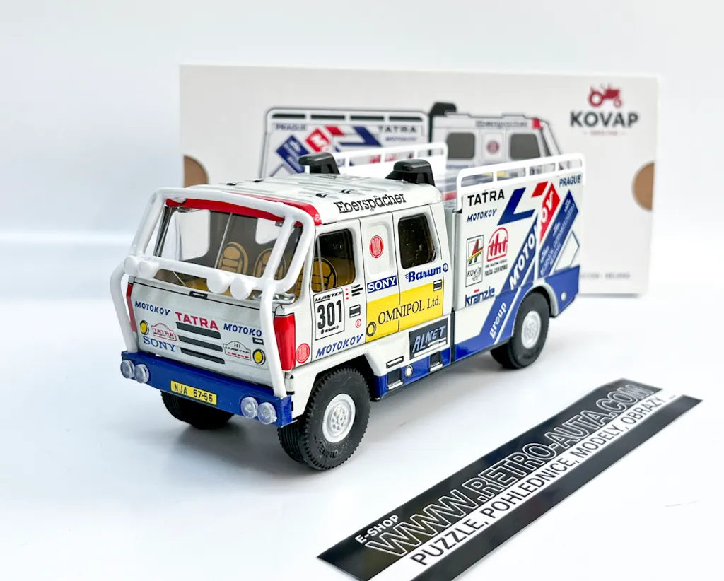 Tatra 815 KOVAP 1:43 en Métal - Modèle de Course Paris-Pékin 1995