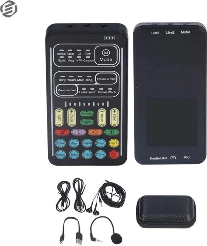 Modulateur de voix multi-options V3 avec effets sonores en temps réel