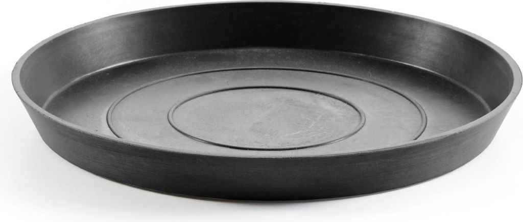 Ecopots Untersetzer rund 40 für Blumentopf - L 36,5 cm x B 36,5 cm x H 3,5 cm - Innen- und Außenbereich