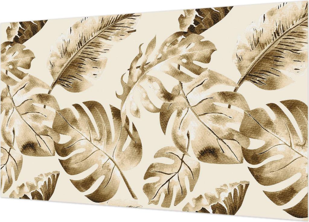Wandtapete - Dekorative Tapete für Wohnzimmer - Tapetenfolie für Wanddekoration - 416x254 - Exotische Flora