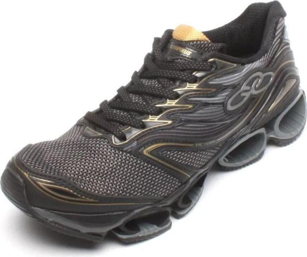 Sportschuhe Olympikus Victory Schwarz-Gold Schwarz