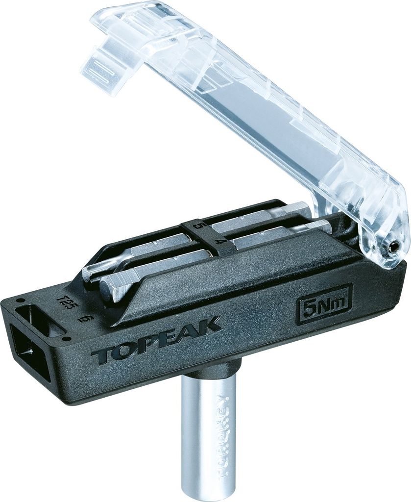Topeak Drehmomentschlüssel Torque 5 Nm, Schwarz Silber