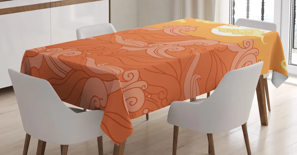 Tovaglia Design Surrealista ABAKUHAUS 140x200 - Colori Vivaci Lavabile