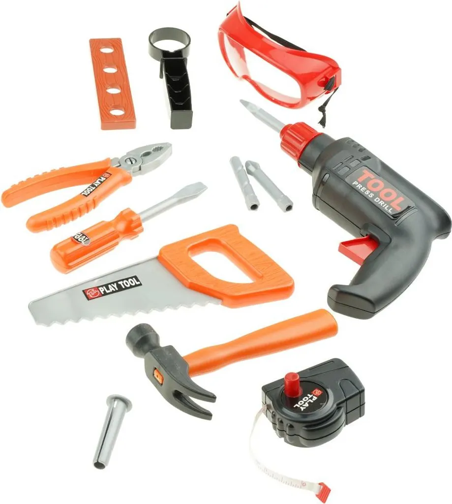 Pack outils bricolage avec perceuse pour réparations faciles à domicile