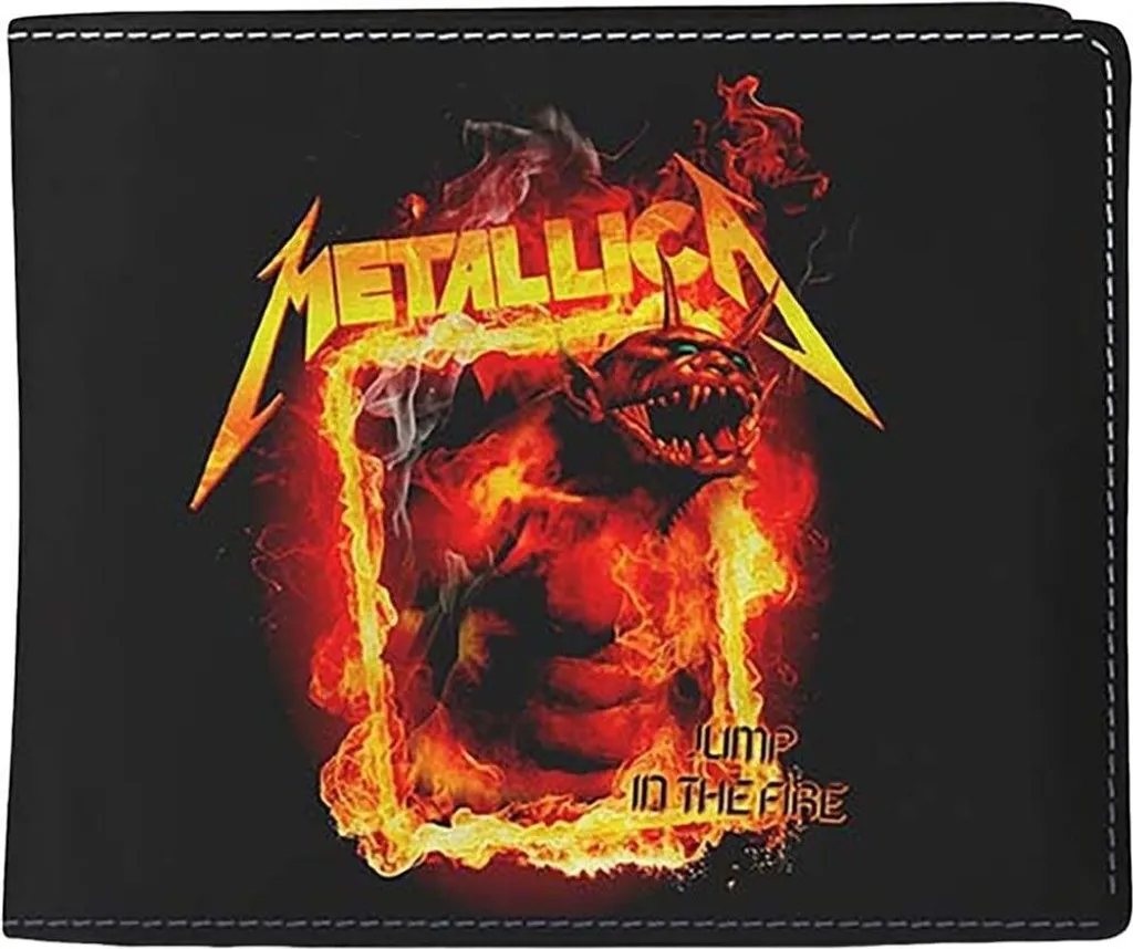 Portefeuille en Similicuir Metallica Jump in the Fire pour Homme et Fan