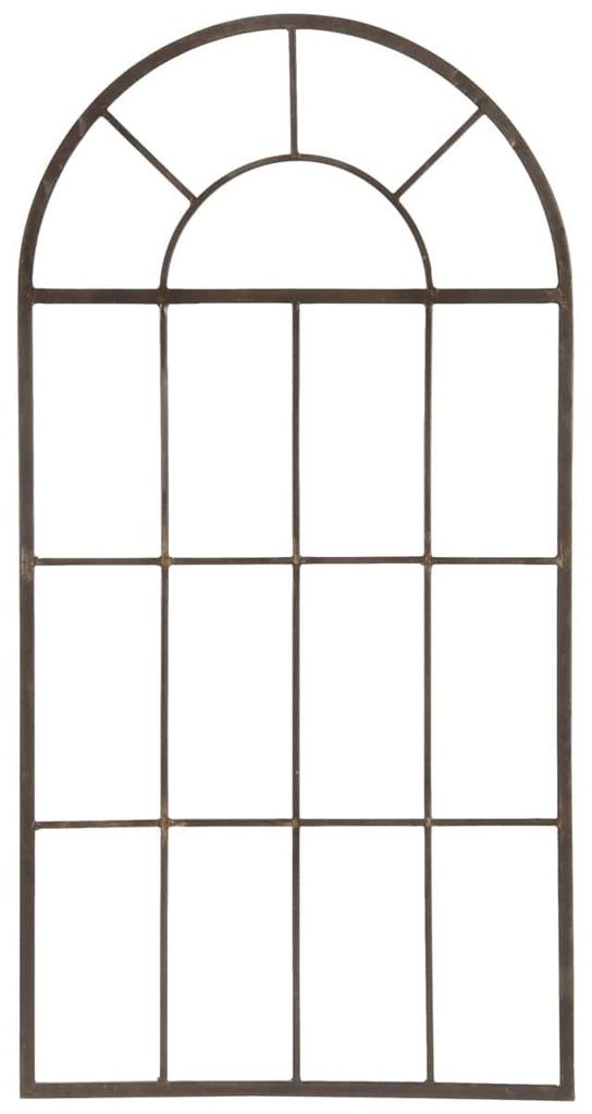 Klassischer Dekorativer Fensterrahmen aus Eisen Braun 57x79 Produktbild 