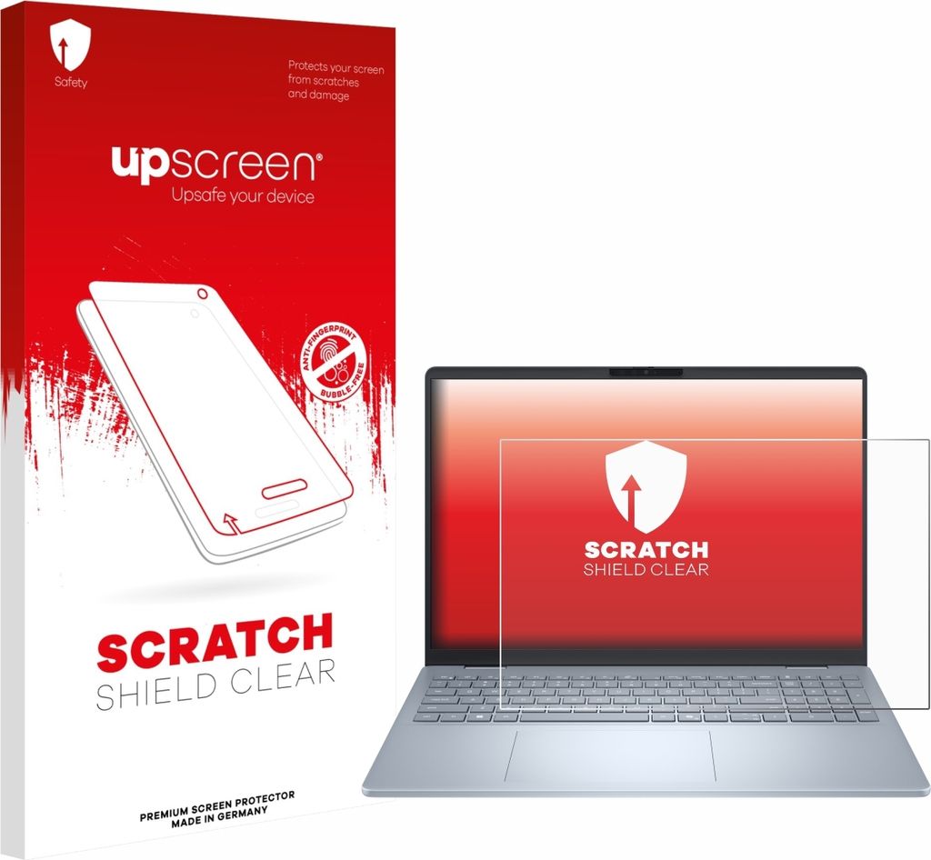 upscreen Schutzfolie für Dell 16 Plus Laptop Displayschutz Displayschutzfolie Folie Klar Transparent