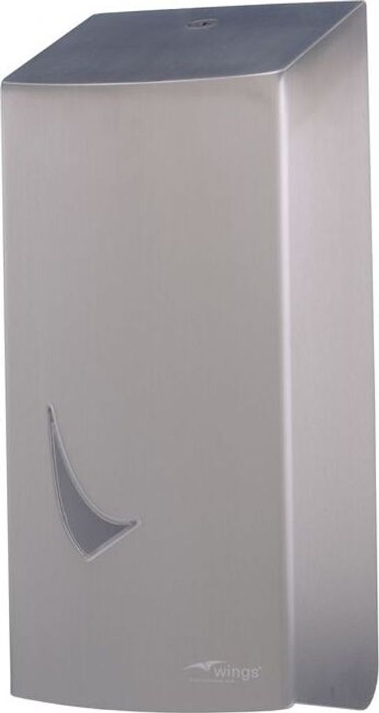 Wings Toilettenpapierspender - Edelstahl - abschließbar - Einzelblatt