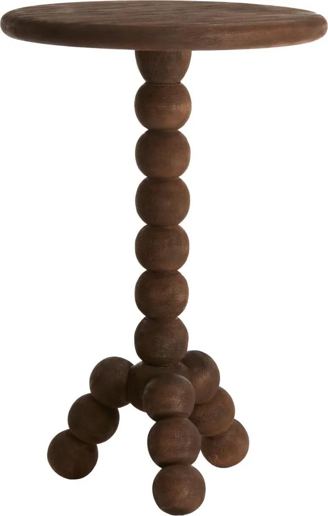 Lampe de table en bois brun foncé VEGLIO Light & Living 35x54 cm