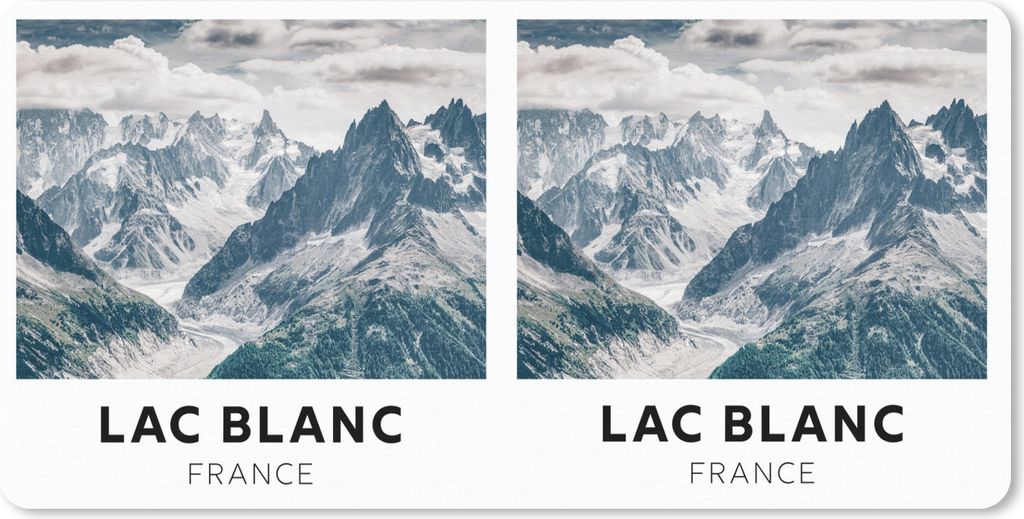 MuchoWow Mauspad Mousepad Frankreich - Natur - Berge 60x30 cm - Mousepads - Maus Mat - Pad - Mausunterlage - Nachhaltig