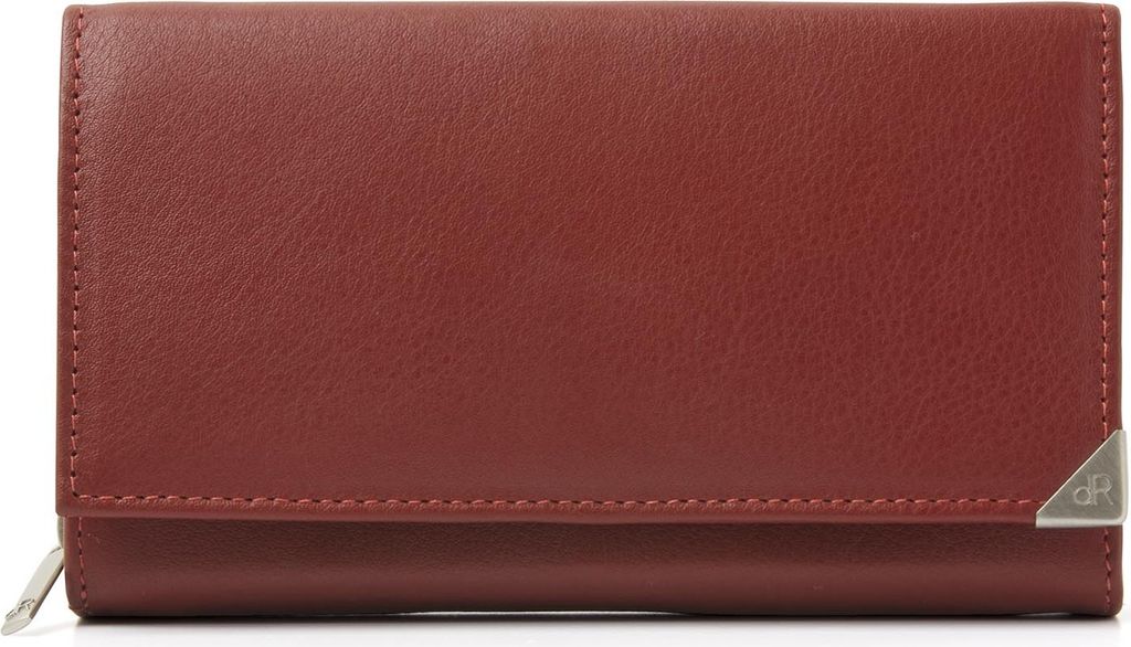 dR Amsterdam Geräumige Brieftasche Damen | Geldbörse / Geldklammer Leder | 7 Kartenfächer, 5 Taschen | Klassisches Design | RFID | Toronto - 151...