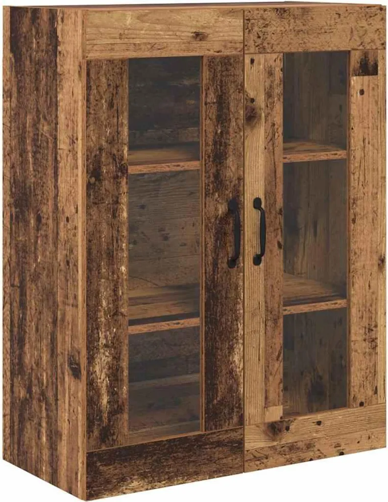 Vetrina Alta vidaXL Legno Recupero 69.5x34x180cm | Mobile Multiuso - 7