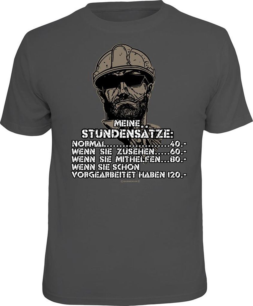 Fun Shirt - Textilien - Stunden