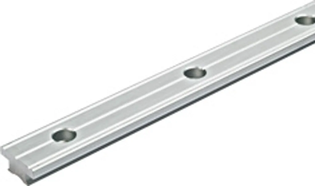 Rail d'écoute en aluminium Antal 32x6 anodisé pour accastillage pont
