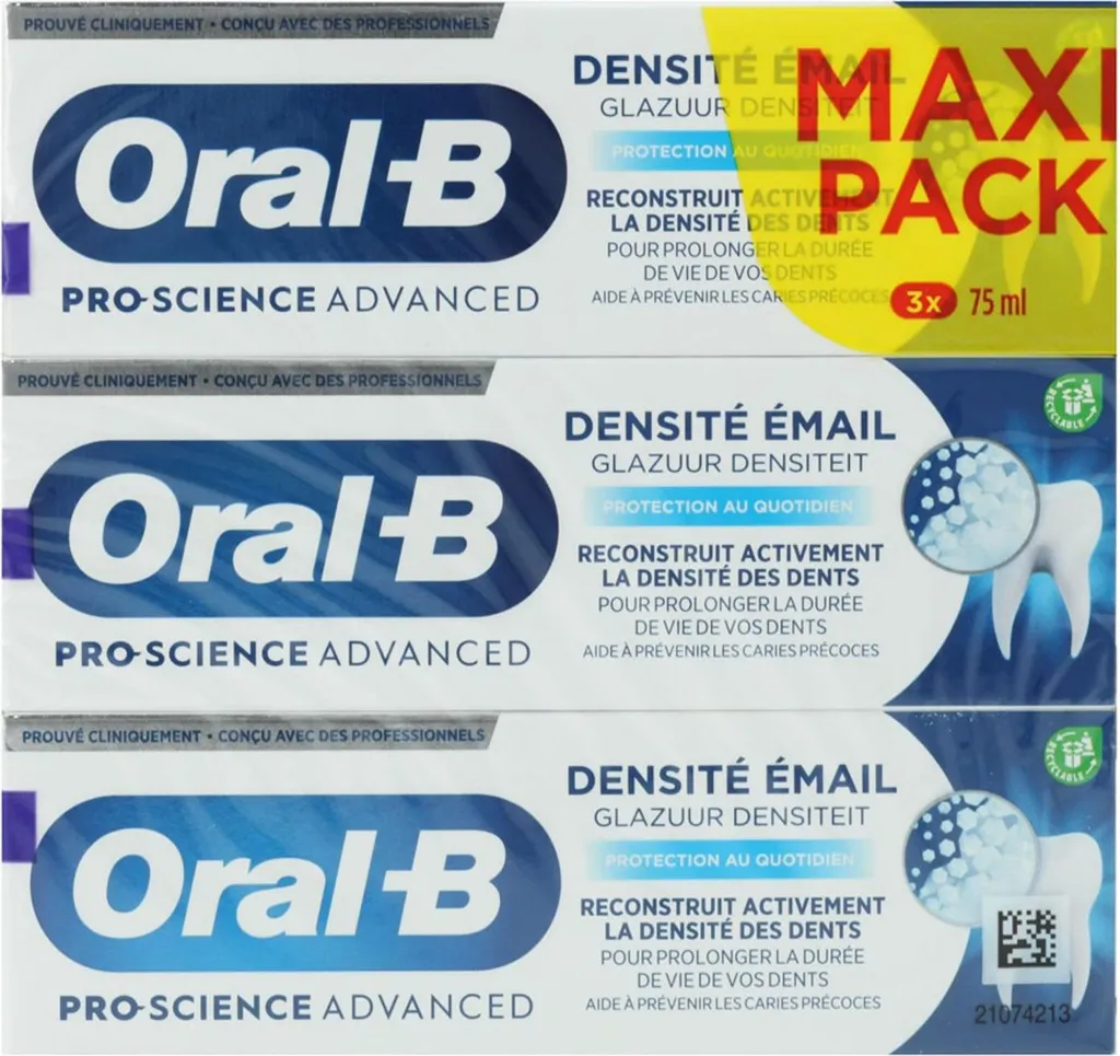 Dentifrice Oral-B Protection Email et Haleine Fraîche - 24 x 75ml Lot