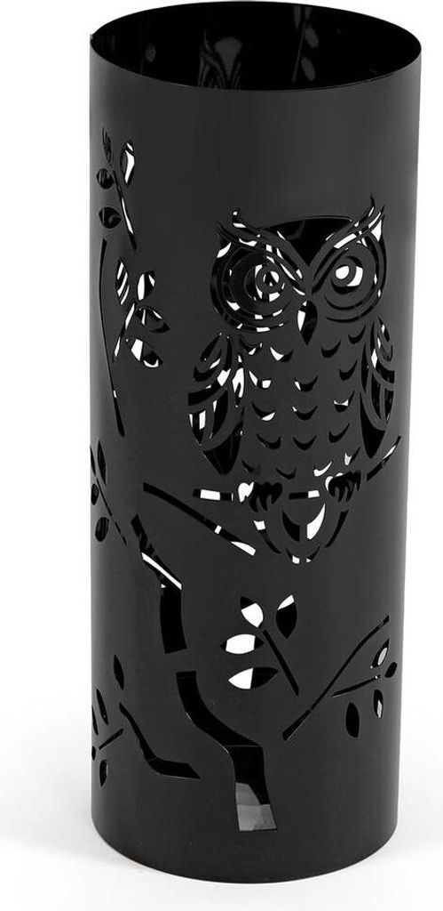 Regenschirmständer Versa Schwarz Uhu Familie 19 x 49 x 19 cm