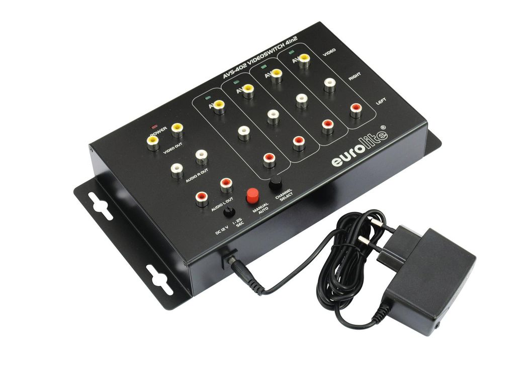 EUROLITE AVS-402 Videoswitch 4in2 Produktbild 