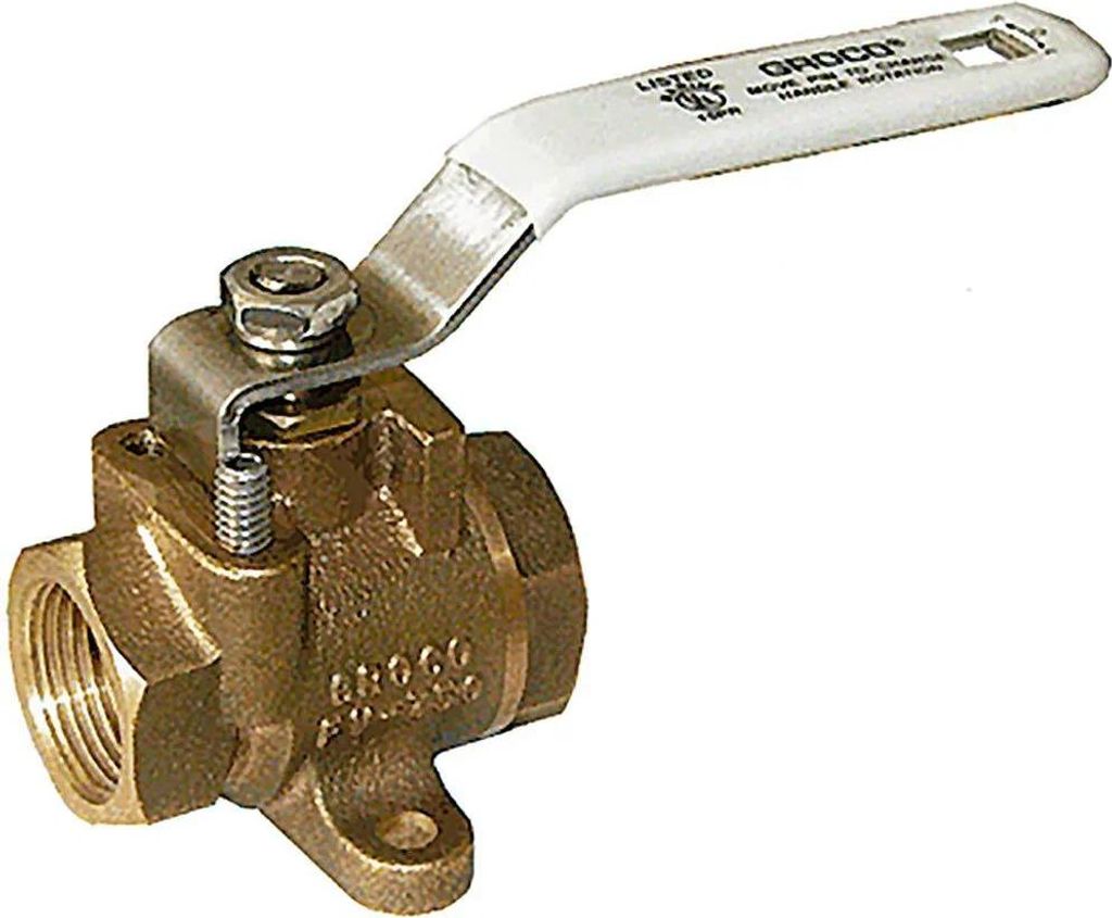 Groco Kraftstoffventilanschlüsse Golden 1/2 ́ ́ Golden 1/2 ́ ́