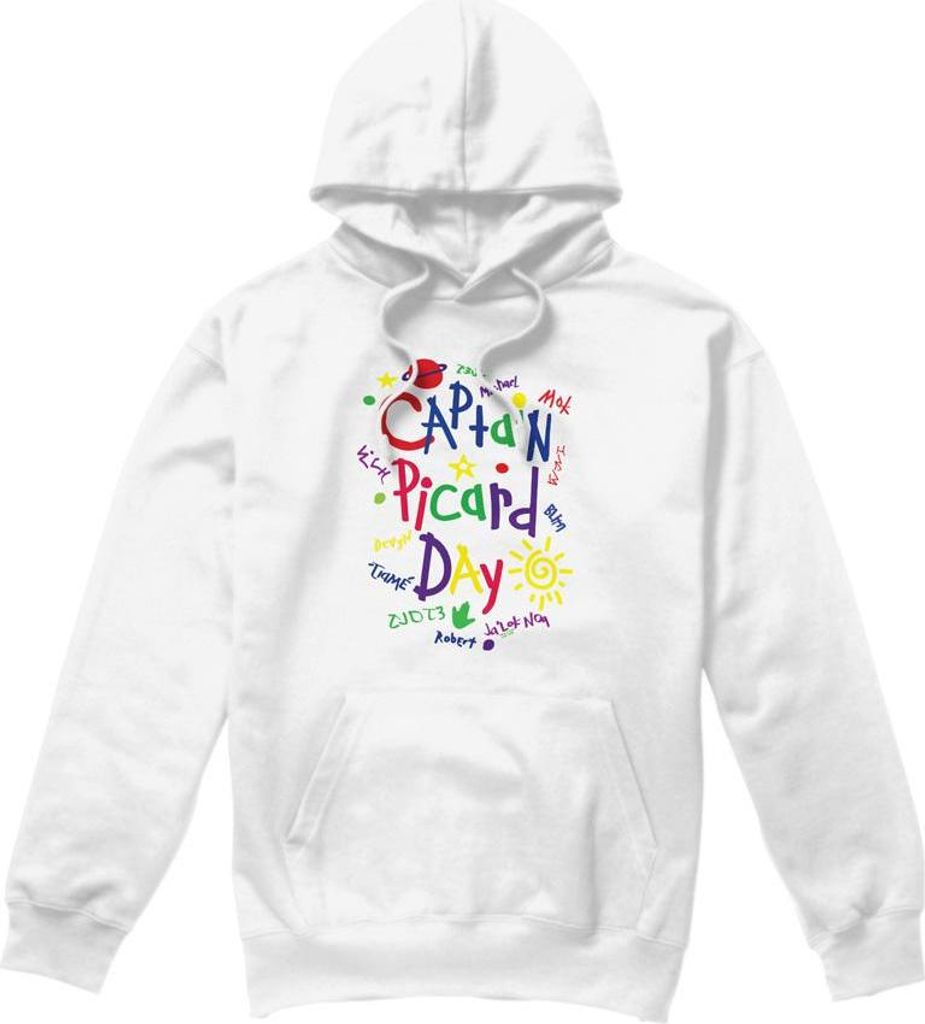 Star Trek: Picard - "Picard Day" Kapuzenpullover für Herren TV8241 (XXL) (Weiß)