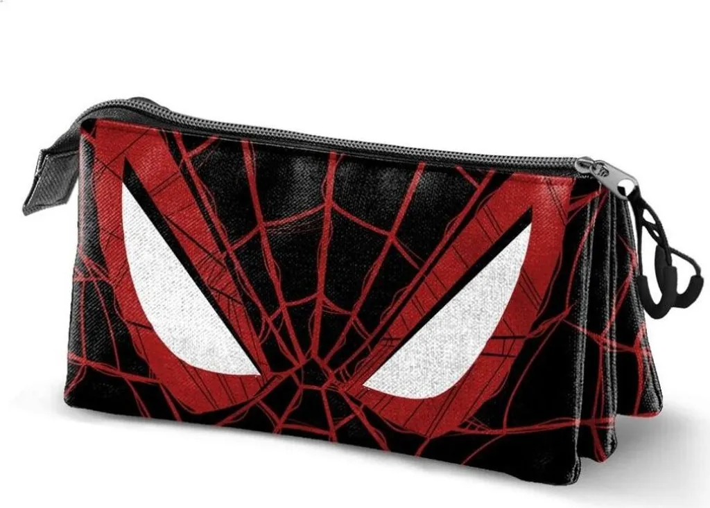 Trousse Scolaire Spiderman Vision Idéale pour Ranger Feutres et Crayons