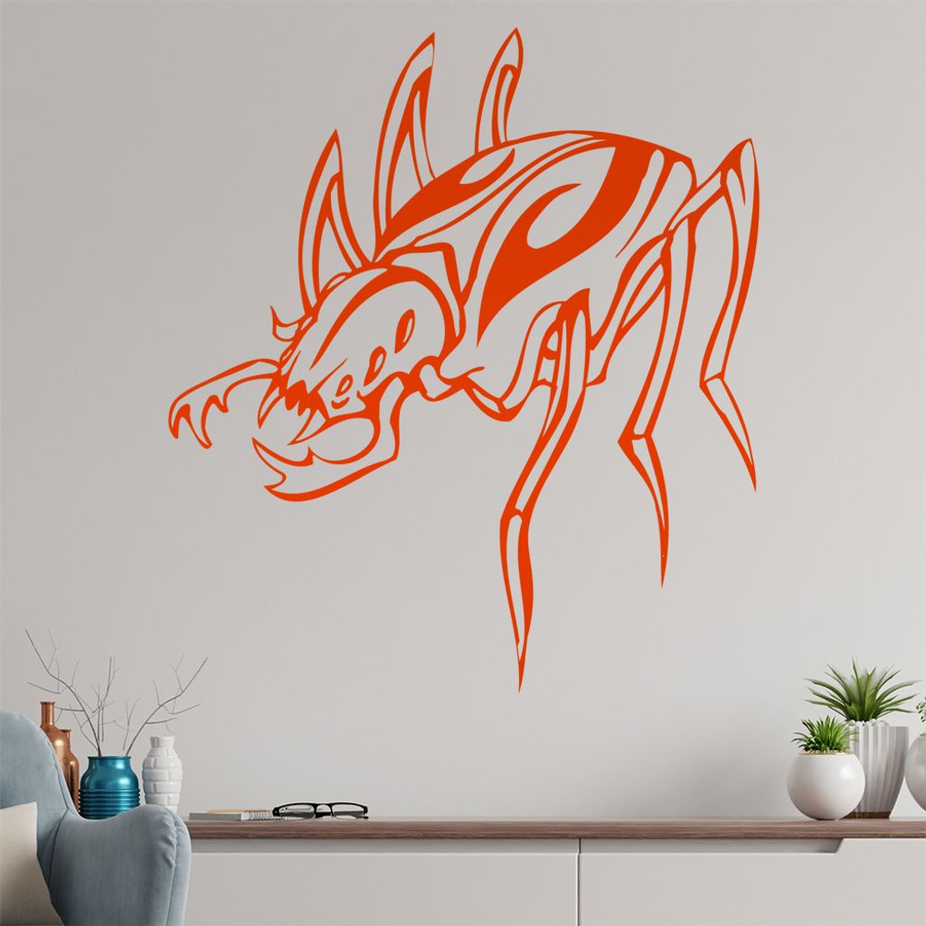 Riesen Käfer Wandtattoo in 6 Größen - Wandaufkleber Wall Sticker - Dekoration, Küche, Wohnzimmer, Schlafzimmer, Badezimmer