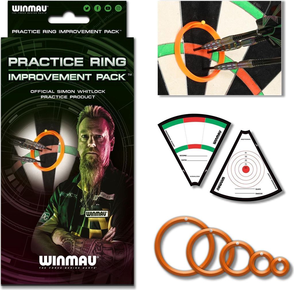 Winmau Simon Whitlock Cvičné kroužky-Trainingsringe Obrázek produktu 