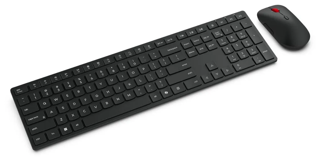 Pack Lenovo 4X31S04824 Clavier Souris sans fil Multi-Mode Anti-Latence
