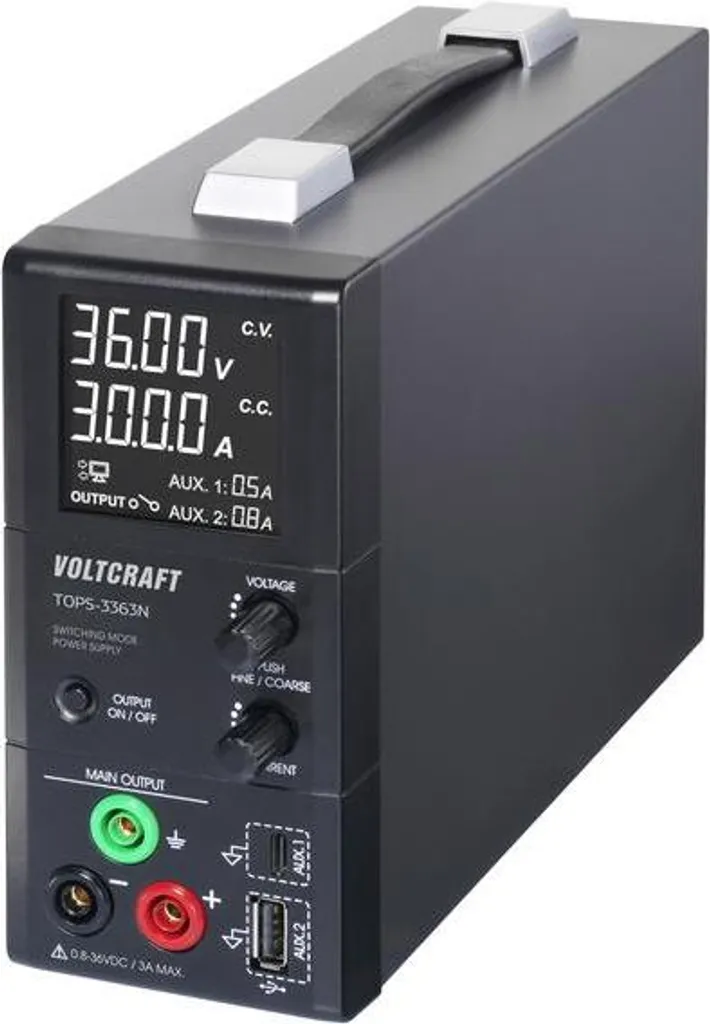 Alimentation stabilisée réglable Voltcraft pour tests électroniques 36V