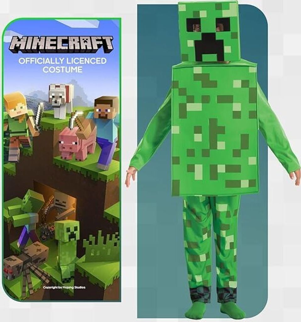 Kostým Minecraft DISGUISE Jakks Pacific - Creeper (116 cm) Obrázok produktu 4