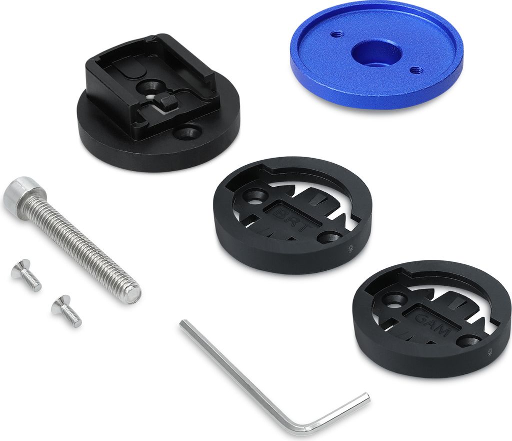 kwmobile Halterung kompatibel mit Garmin Edge / Bryton Rider / CatEye - Fahrrad Halter Fahrradcomputer - Vorbauhalterung Steuerrohr Top Cap