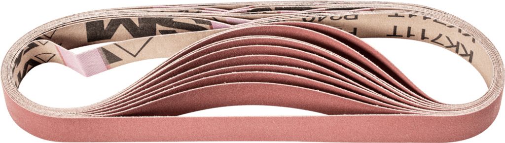 PFERD TOOLS Korund Schleifband BA 20x480mm A240 für universelle Anwendung mit Bandschleifer