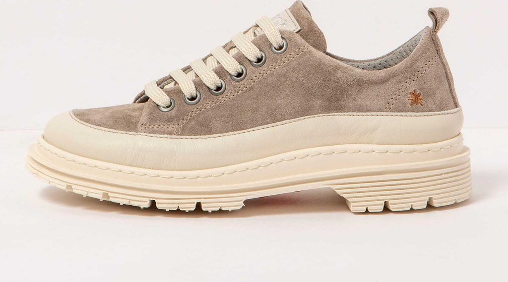 Art Schuhe Uni 1898S SILK SUEDE TAUPE/ BIRMINGHAM Farbe Beige