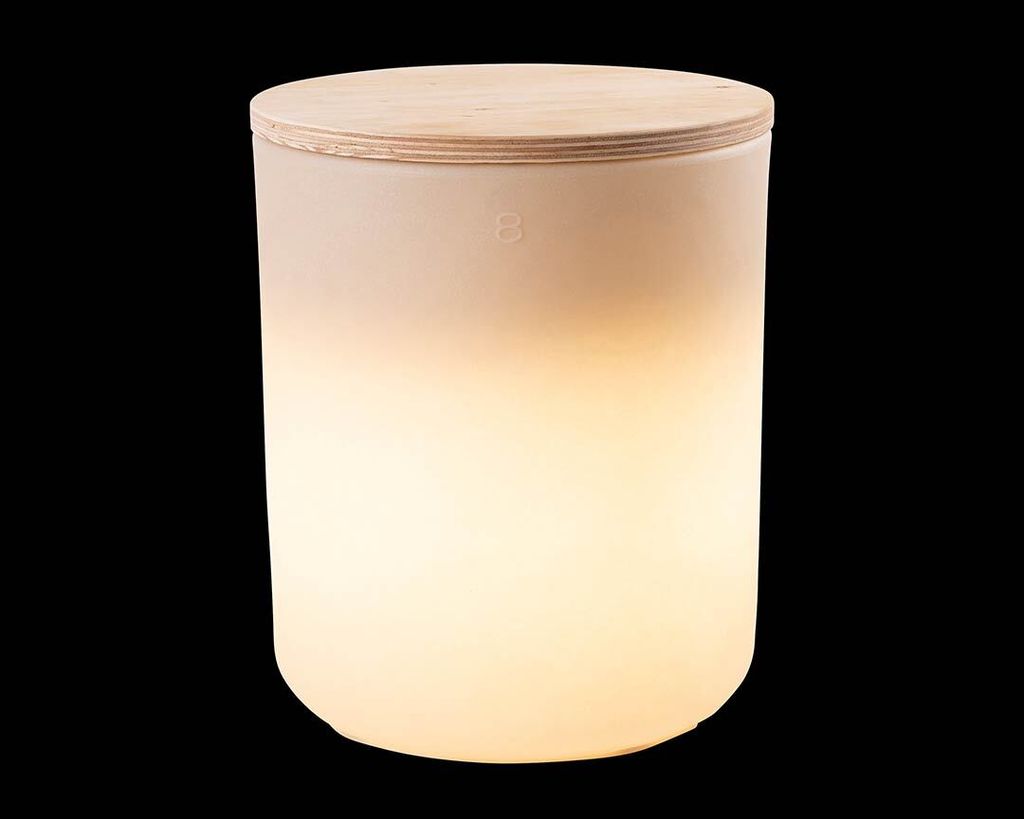 Beleuchteter Pflanztopf Shining Elegant Pot S (Sand)