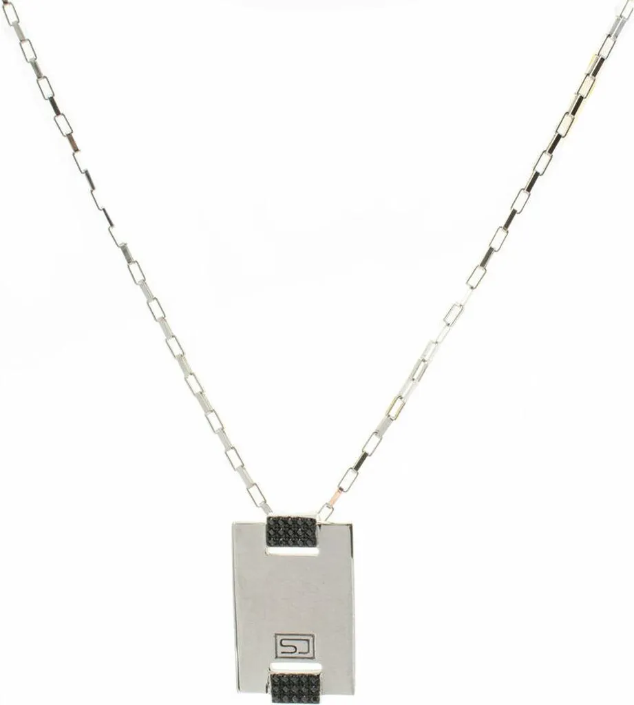 Regalo Donna Ideale: Collana Sif Jakobs P0046-BK in Argento e Zirconi