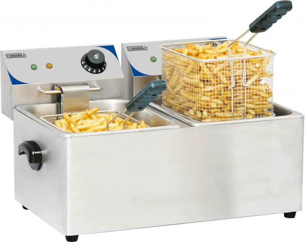 Double friteuse professionnelle 2x4 litres 4000W Casselin CFE42