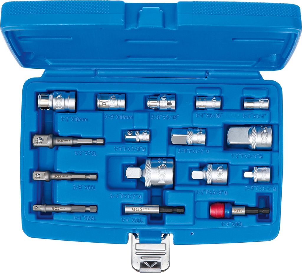 BGS technic Bit Holder / Socket Adaptor Set, 1,08 kg