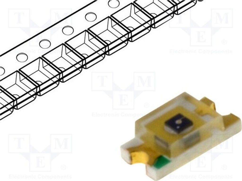 4x Fototransistor Abm: 3,2x1,6x1,1mm λp max: 940nm 30V 1206 120° LL-S150PTC-1A Fo
