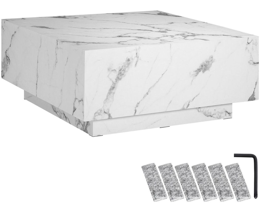 tectake® Couchtisch Lasley inkl. Bodenschoner, Produktbild 