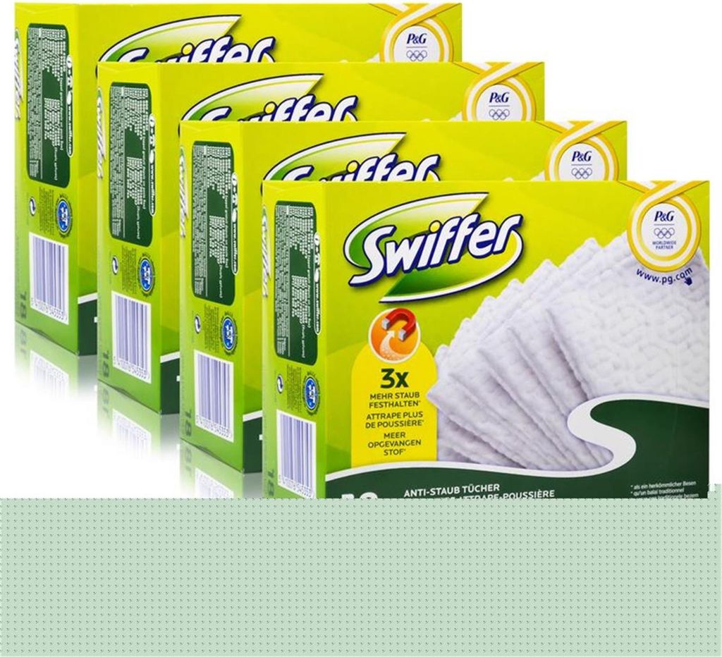 4x Swiffer Trocken Bodenwischtücher 18er Produktbild 