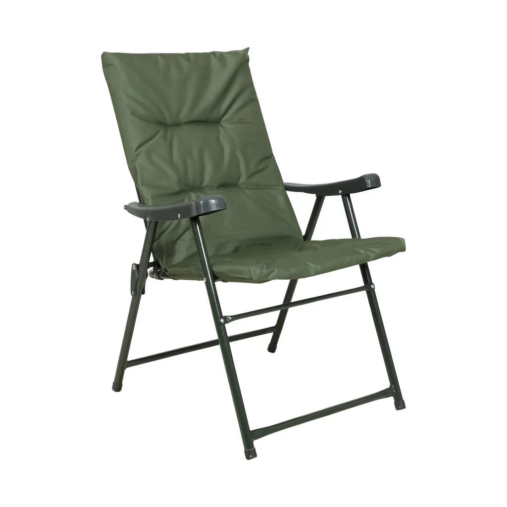 Dites adieu au mal de dos avec la chaise pliante rembourrée MW2661 Kaki