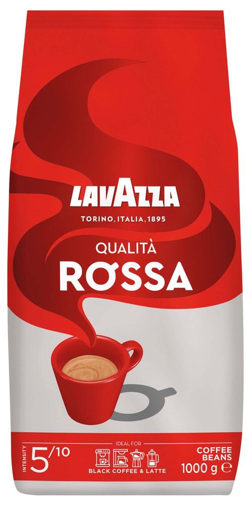 Lavazza Qualià Rossa, ganze Bohne, 1000g Produktbild 