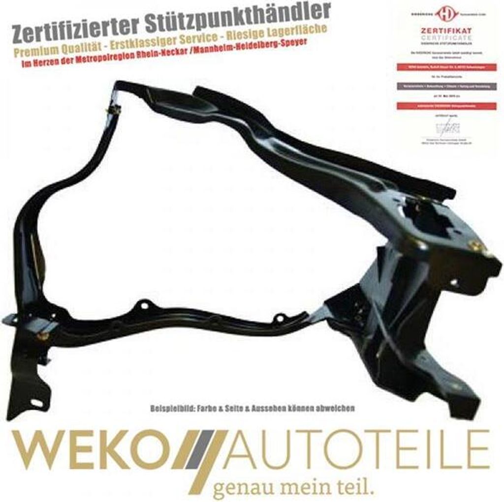 Scheinwerferaufnahme links DIEDERICHS 1616017 für MERCEDES-BENZ